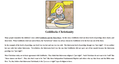 Desktop Screenshot of goldilockschristianity.com