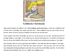 Tablet Screenshot of goldilockschristianity.com